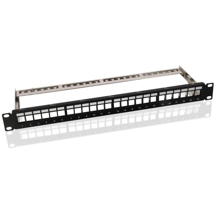 MicroConnect CAT6 24 port 19" Patch Panel,