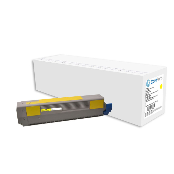 CoreParts Toner Yellow 44844505