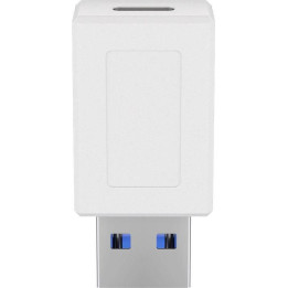 MicroConnect USB3.0 A - USB-C M-F, White
