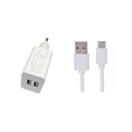 MicroConnect USB-C Charger Set 2.4 A
