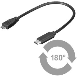 MicroConnect USB-C to USB2.0 Micro B 0.2M