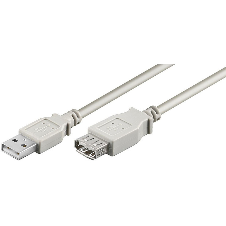 MicroConnect USB2.0 Extension A-A 1m M-F
