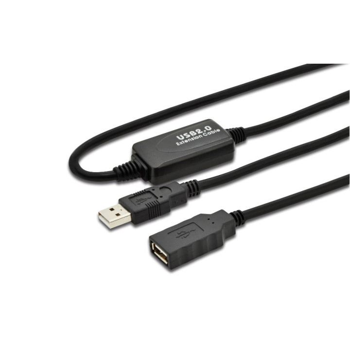 MicroConnect Active USB 2.0 ext. cable, 15m