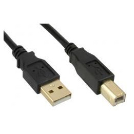 MicroConnect USB2.0 A-B 3m M-M Goldplated