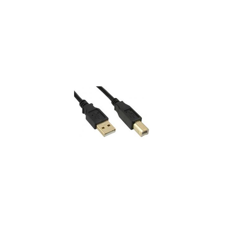 MicroConnect USB2.0 A-B 3m M-M Goldplated