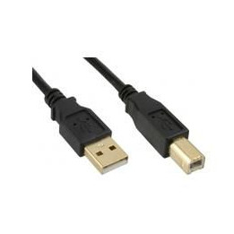 MicroConnect USB2.0 A-B 5m M-M Goldplated