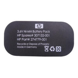 HP BTRY, NIMH,3.6V,500MAH