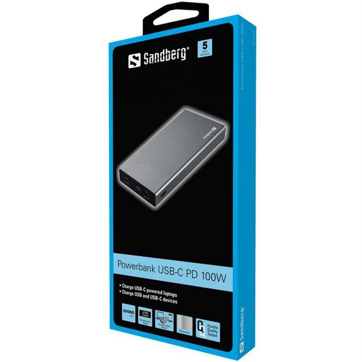 Sandberg Powerbank USB-C PD 100W 20000