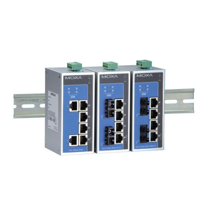 Moxa EDS-P206A-4POE-T