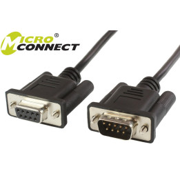MicroConnect RS-232 D-sub 9 serial cable,