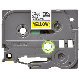 Brother TZE631 12MM BLACK ON YELLOW
