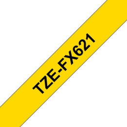 Brother Tape Black on Yellow 9mm