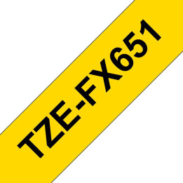 Brother Tape Black on Yellow 24mm