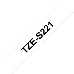 Brother TZES221 9MM BLACK ON WHITE