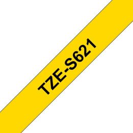 Brother Tape Black on Yellow 9mm