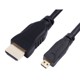 MicroConnect HDMI 2.0 A-D cable, 3m
