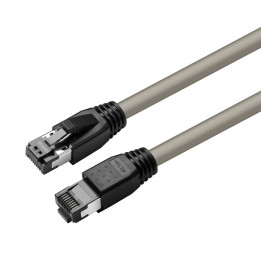 MicroConnect CAT8.1 S/FTP 1m Grey LSZH