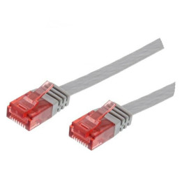 MicroConnect U/UTP CAT6 0.25M Grey Flat