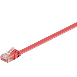 MicroConnect U/UTP CAT6 2M Red Flat