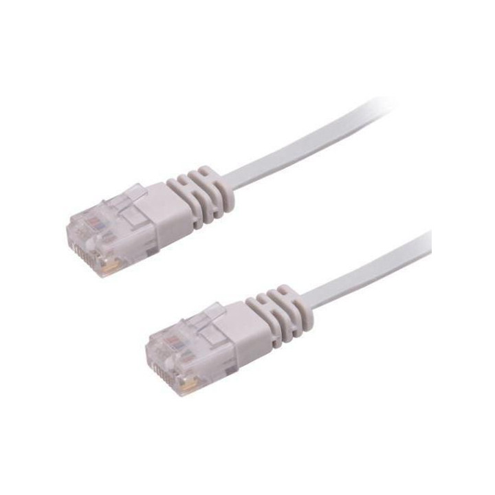 MicroConnect U/UTP CAT6 7M Grey Flat