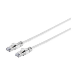 MicroConnect U/FTP CAT6A 5M White Flat