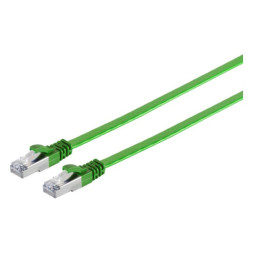 MicroConnect U/FTP CAT6A 10M Green Flat