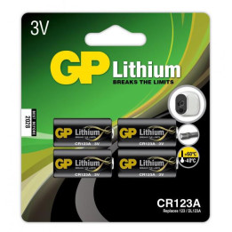 GP LITHIUM BATTERY CR123A