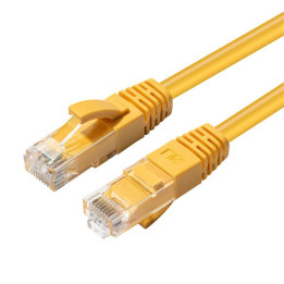 MicroConnect CAT6A UTP 2m Yellow LSZH