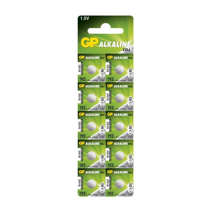 GP ALKALINE BUTTON CELL LR41