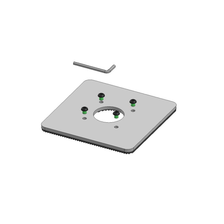 Ergonomic Solutions 150x150mm Baseplate 5mm -