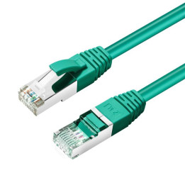 MicroConnect CAT6A S/FTP 3m Green LSZH
