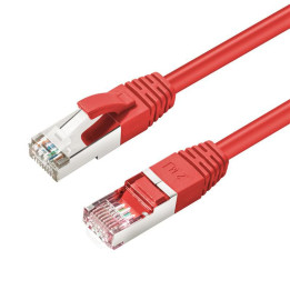 MicroConnect CAT6A S/FTP 1m Red LSZH