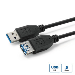 MicroConnect USB 3.2 Gen 1 A-A 5m M-F