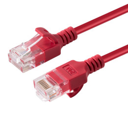 MicroConnect U/UTP CAT6A Slim 1.5M Red