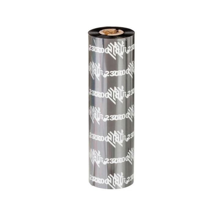 Zebra Wax Ribbon, 110mmx74m