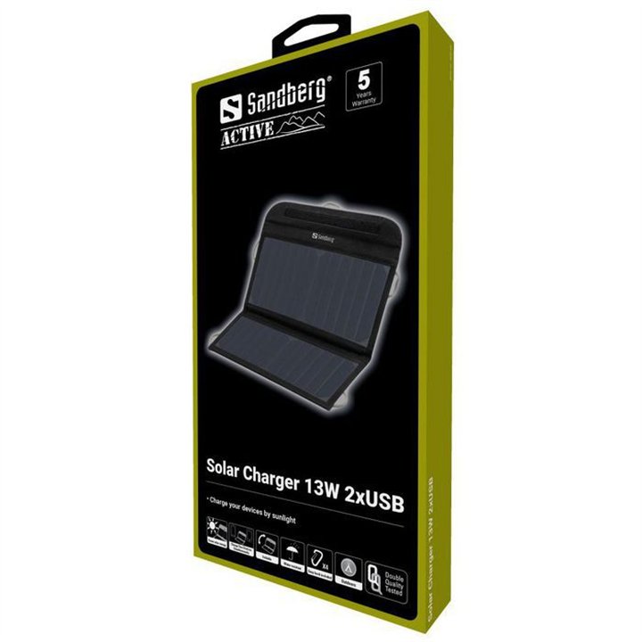 Solar Charger 13W 2xUSB