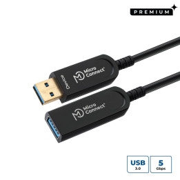 MicroConnect Premium Optic fiber USB 25m,