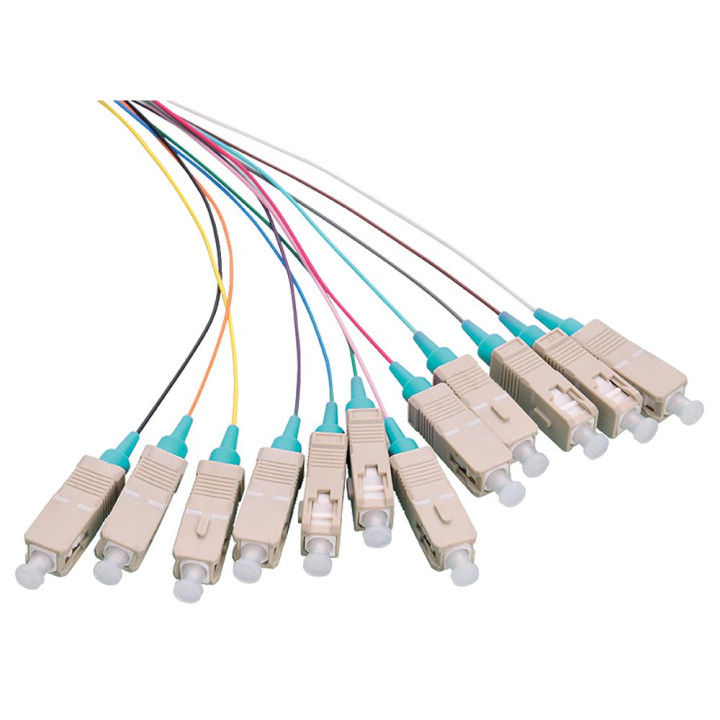 LOGON PROFESSIONAL Fiber Pigtail Set 12x SC OM3