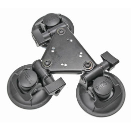 Brodit Suction Cup Mount Triple