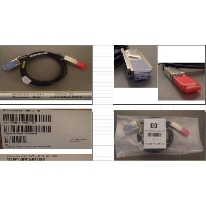 Hewlett Packard Enterprise 2m External Mini-SAS cable