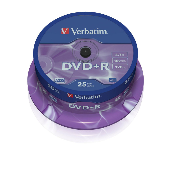 Verbatim DVD+R 16X 4.7GB Branded