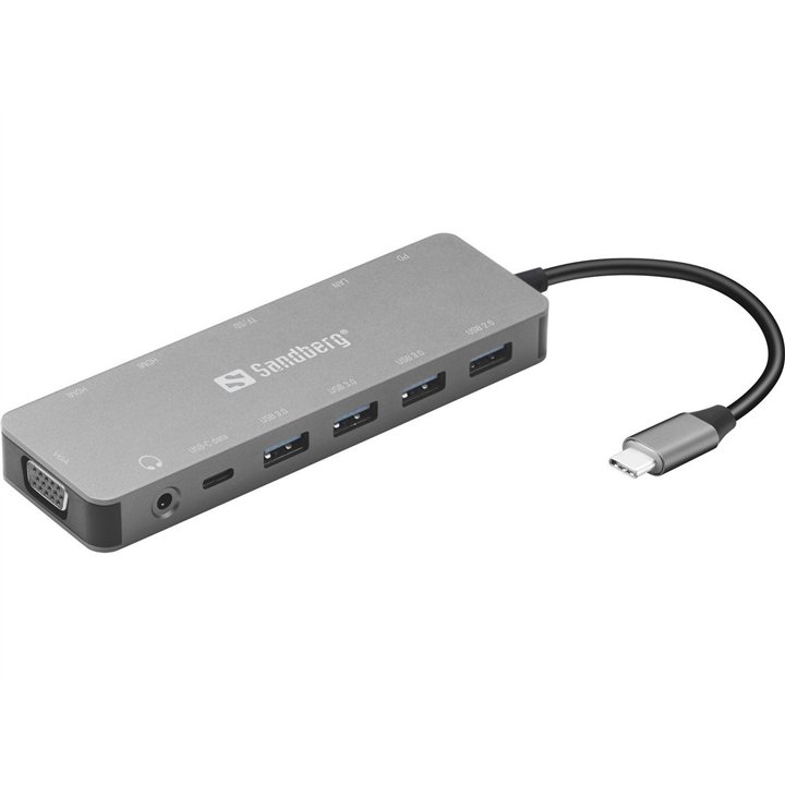 USB-C 13-in-1 Travel Dock
