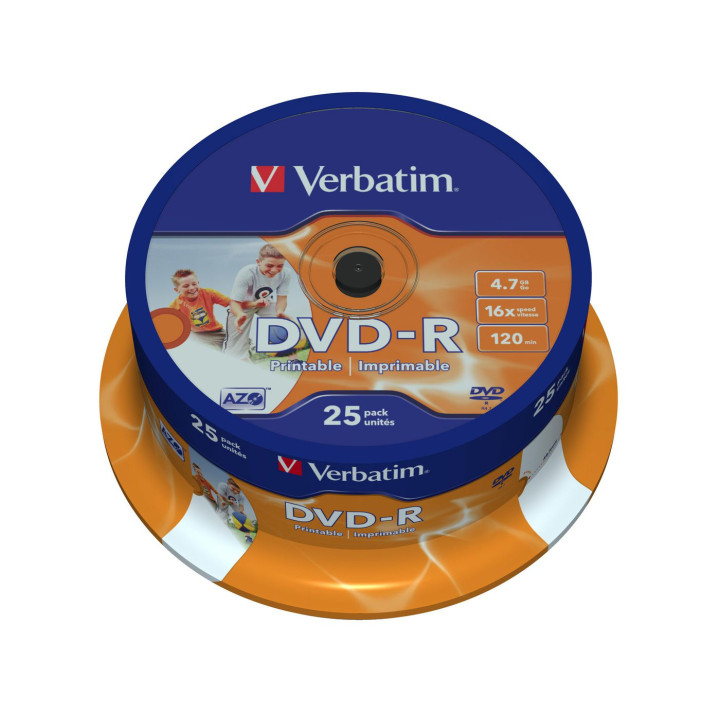 Verbatim DVD-R, General, 16X, 4.7GB