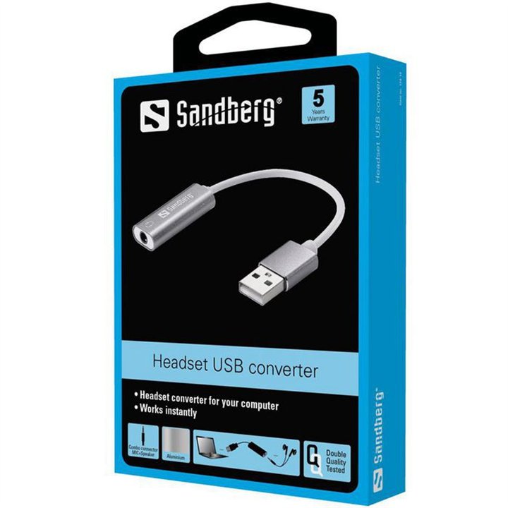 Headset USB converter