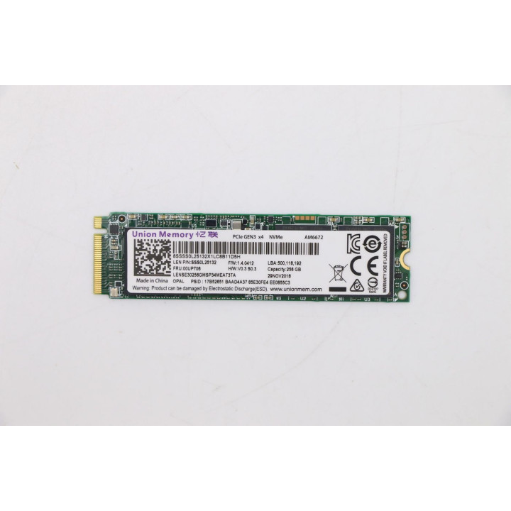 Lenovo 256G PCIe 3x4
