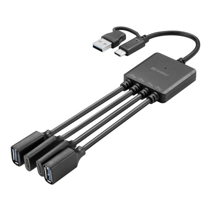 Sandberg USB-C/A to 2A+2C Splitter