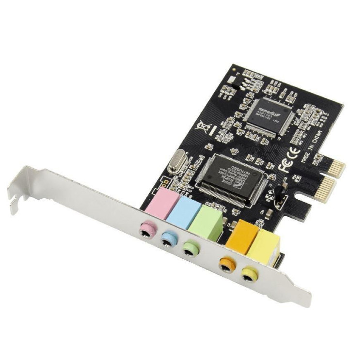 MicroConnect 5.1-kanals PCIe-ljudkort