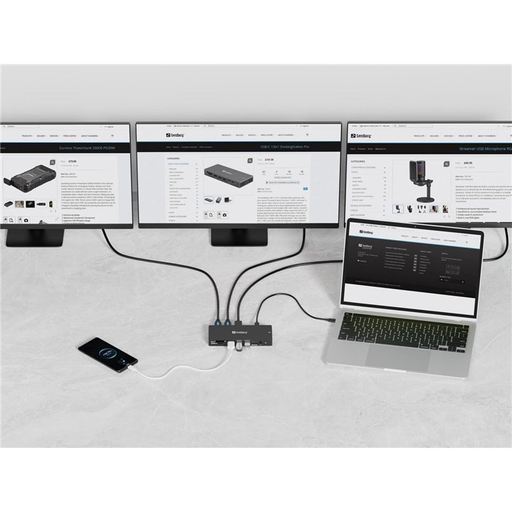 Sandberg USB-C 13in1 DockingStation Pro