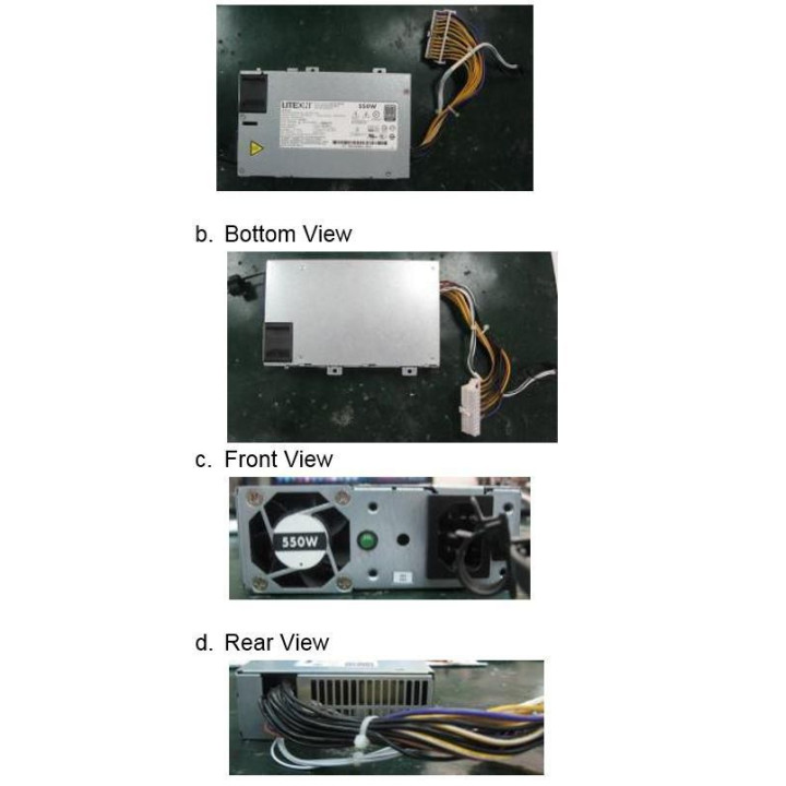 Hewlett Packard Enterprise 550W FIO Powersupply Kit