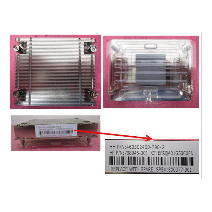 Hewlett Packard Enterprise HEATSINK XL1X0R 49 FINS